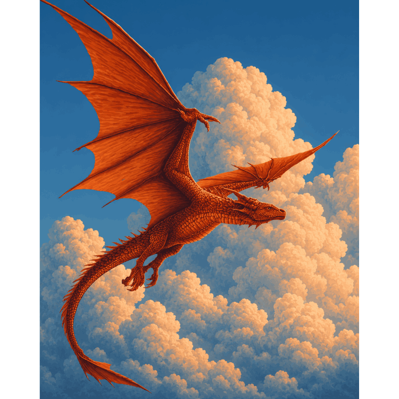 Cloudfire | Paint by Number- Paint by Numbers