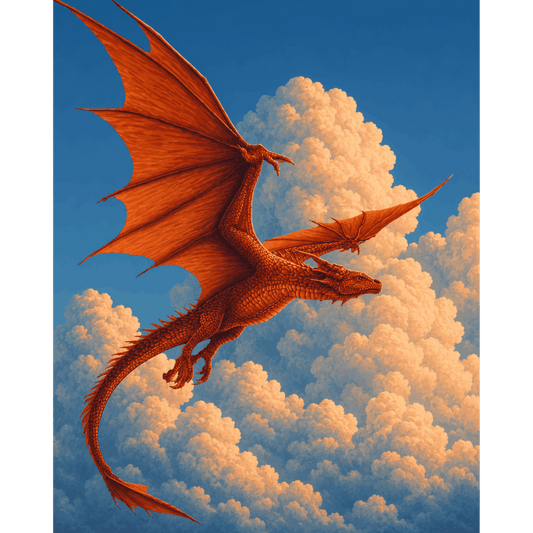 Feu Nuage | Peinture par numéros- Peinture par numéros