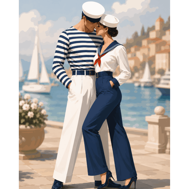 Harbor Romance | Paint by Number- Paint by Numbers