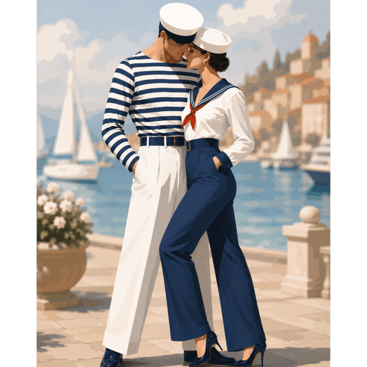 Harbor Romance | Paint by Number- Paint by Numbers