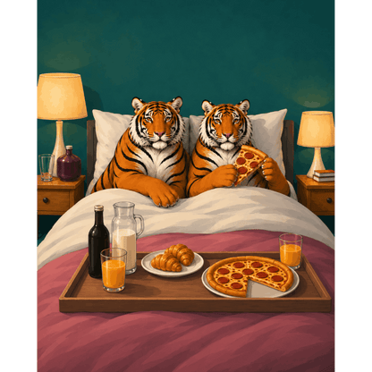 Pijama Party | Paint by Number- Paint by Numbers