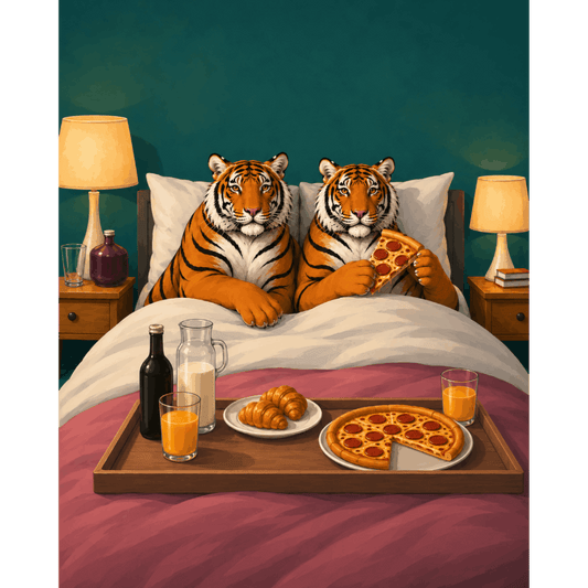 Soirée Pijama | Peinture par numéros- Peinture par numéros