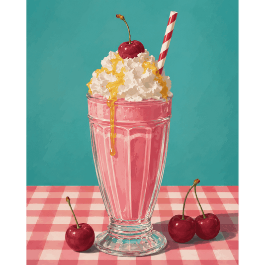 Shake Rétro | Peinture par numéros - Peinture par numéros