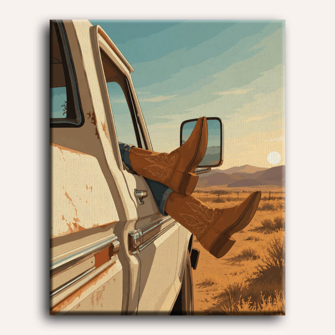 Western Roads | Paint by Number