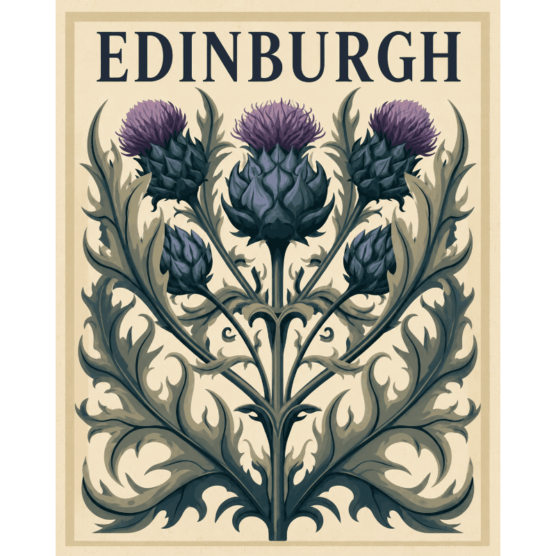 Scottish Symbol | Paint by Number- Paint by Numbers