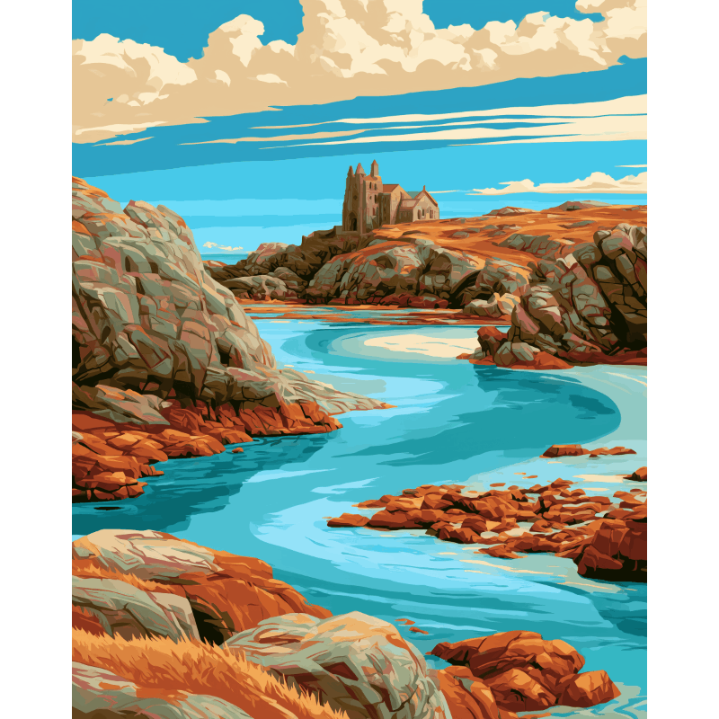 Isle of Iona | Paint by Number- Paint by Numbers