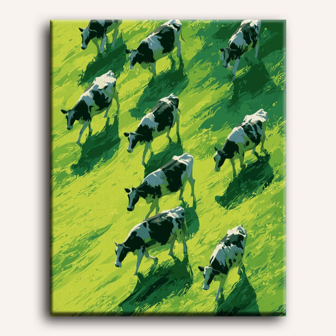 Green Pastures | Paint by Number