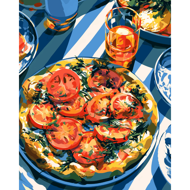 Italian Break | Paint by Number- Paint by Numbers