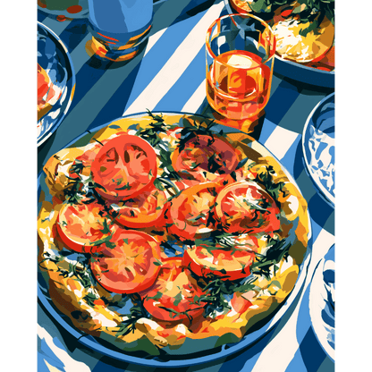 Italian Break | Paint by Number- Paint by Numbers