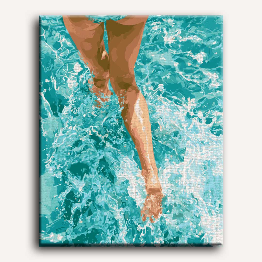 Sunlit Splash | Paint by Number