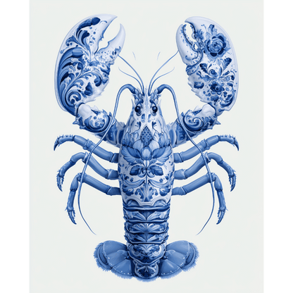 Elegant Lobster | Paint by Number- Paint by Numbers