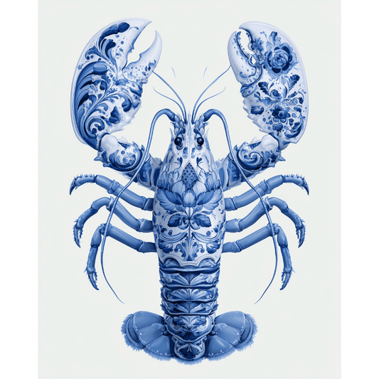 Homard Élégant | Peinture par numéros