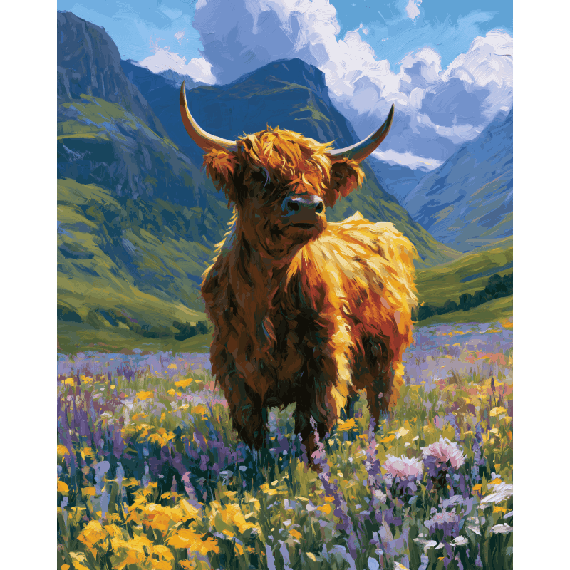 Meadow Majesty | Paint by Number- Paint by Numbers