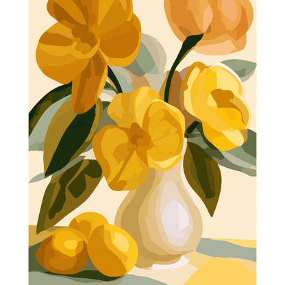 A Vase of Sunshine | Paint by Number- Paint by Numbers