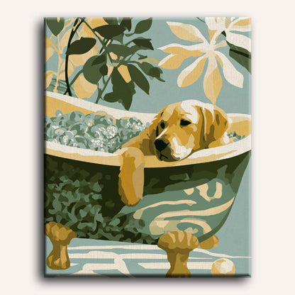 Golden Serenity | Paint by Number