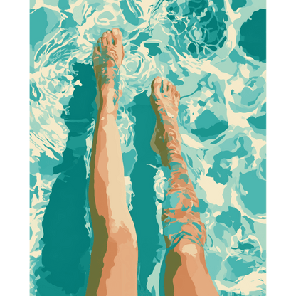 Feel the Flow | Paint by Number- Paint by Numbers