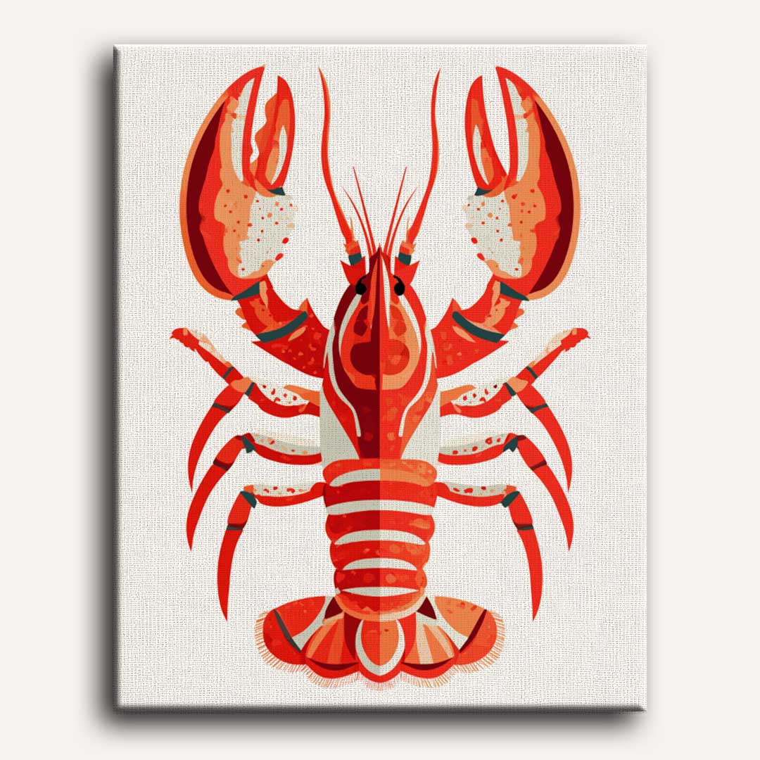 Red Lobster | Paint by Number