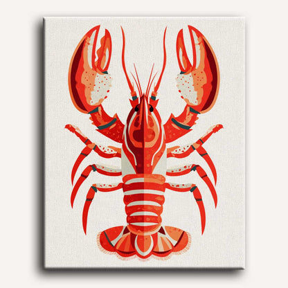 Red Lobster | Paint by Number