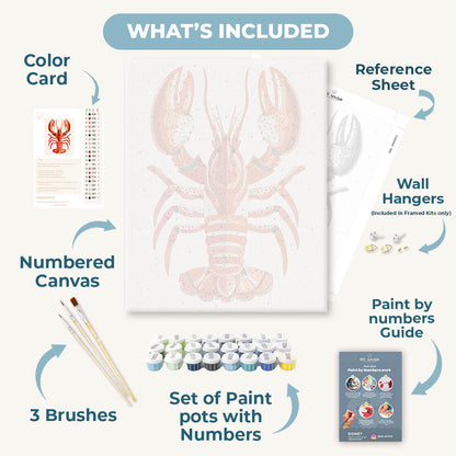 Red Lobster | Paint by Number