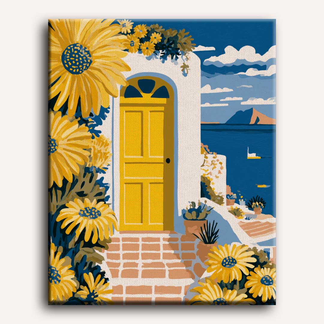 Yellow Door | Paint by Number