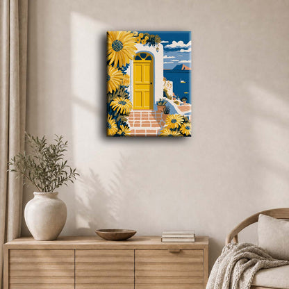Yellow Door | Paint by Number