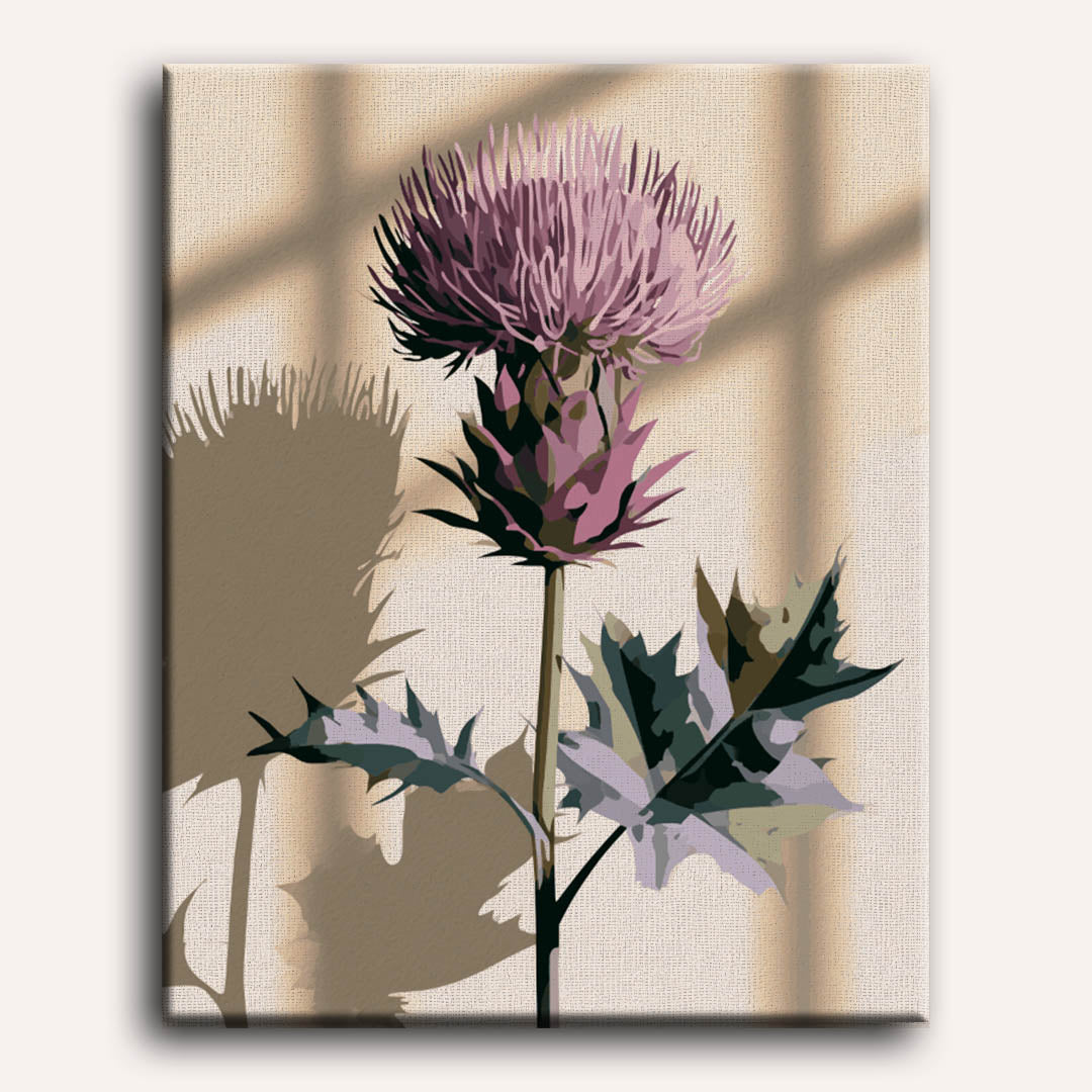 Scottish Thistle | Paint by Number