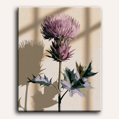 Scottish Thistle | Paint by Number