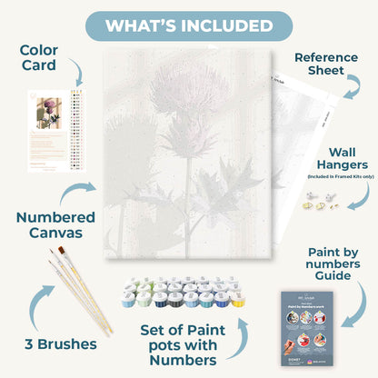 Scottish Thistle | Paint by Number