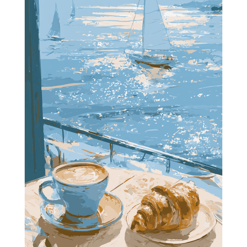 Morning Sail | Paint by Number- Paint by Numbers