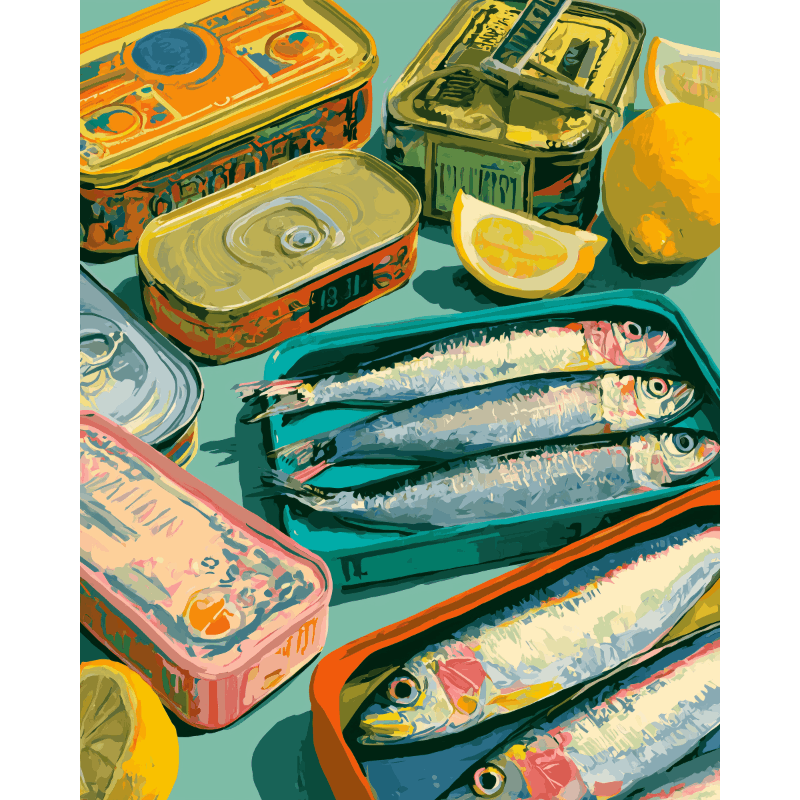 Sardinian Natur Morte | Paint by Number- Paint by Numbers