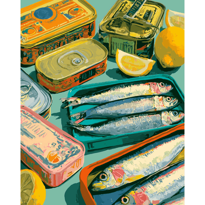 Sardinian Natur Morte | Paint by Number- Paint by Numbers