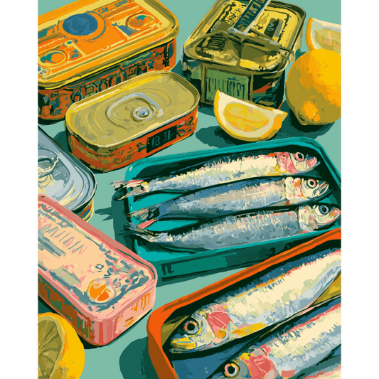 Sardinian Natur Morte | Paint by Number- Paint by Numbers