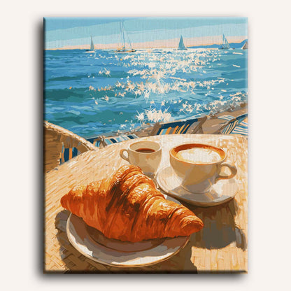Seaside Breakfast | Paint by Number