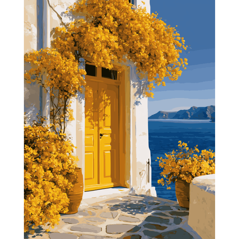 On the Island | Paint by Number- Paint by Numbers