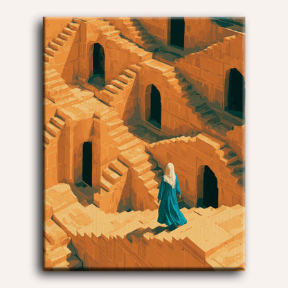 Ancient Pathways | Paint by Number