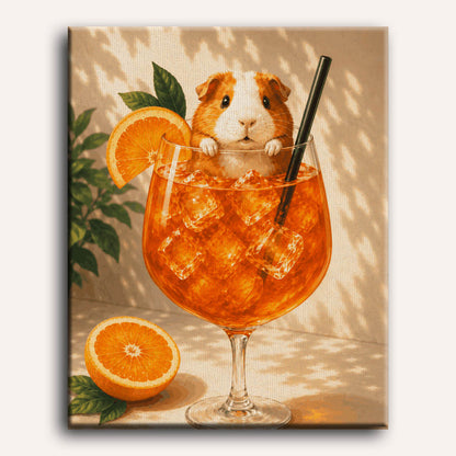 Aperol Whiskers | Paint by Number