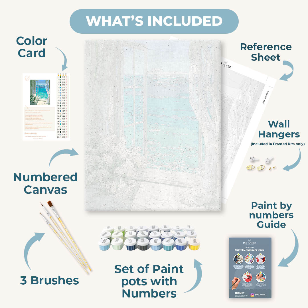 By the Azure Window | Paint by Number