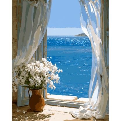 Coastal Morning | Paint by Number- Paint by Numbers