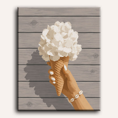 Creamy Petals | Paint by Number