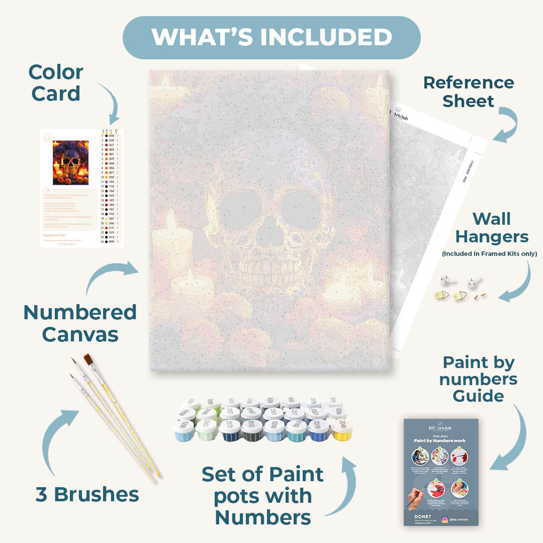 Día de los Muertos Tribute | Paint by Number