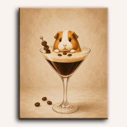 Espresso Whiskers | Paint by Number