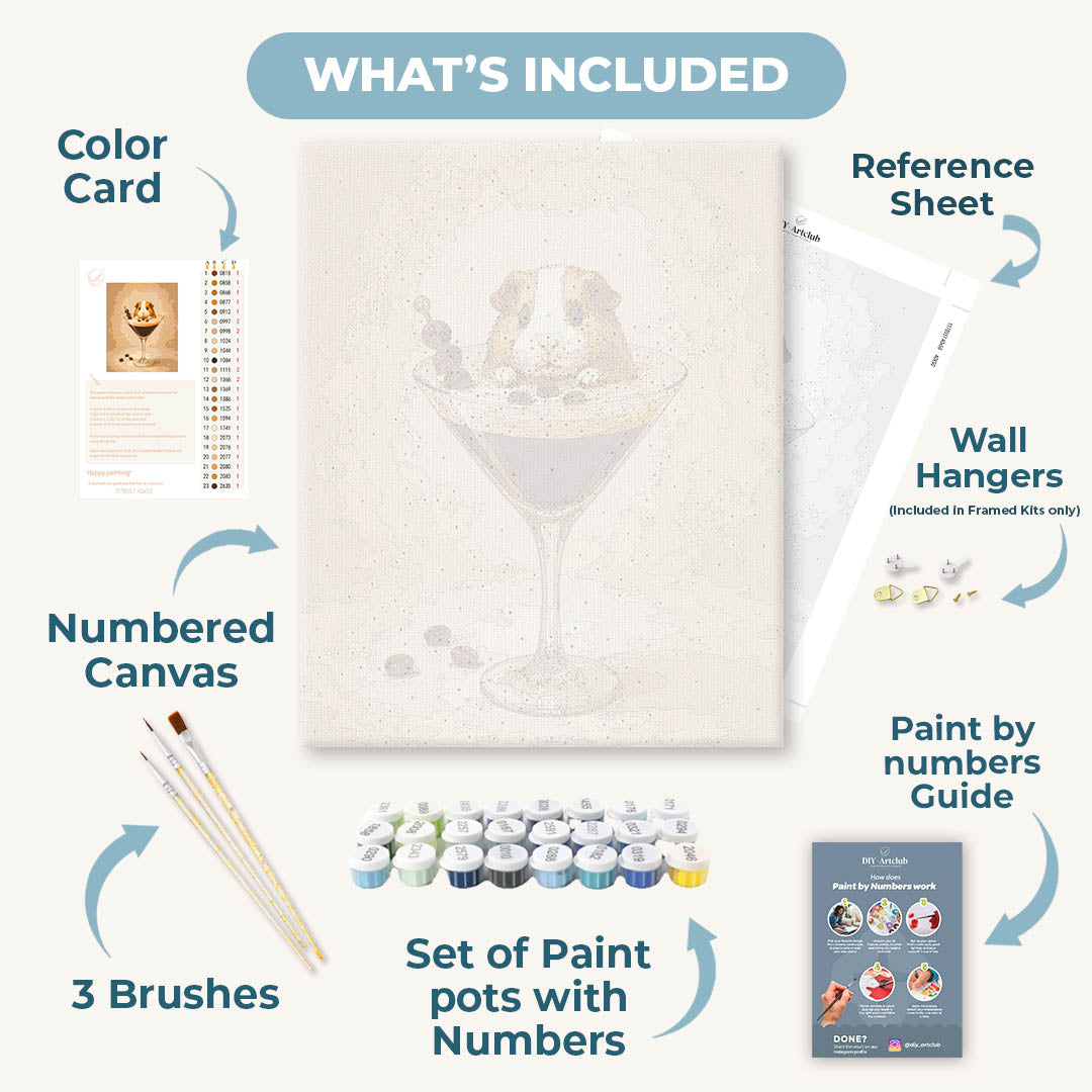 Espresso Whiskers | Paint by Number
