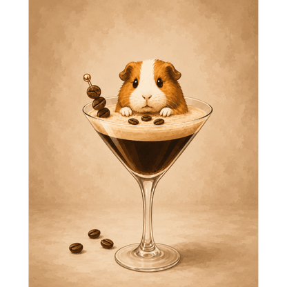Espresso Whiskers | Paint by Number- Paint by Numbers