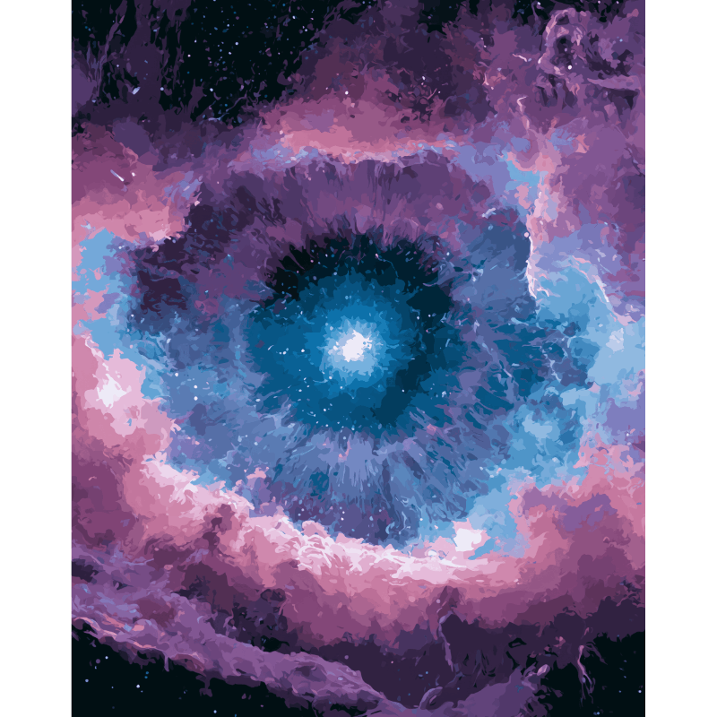 Eye of the Cosmos | Paint by Number- Paint by Numbers