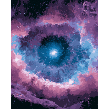 Eye of the Cosmos | Paint by Number- Paint by Numbers
