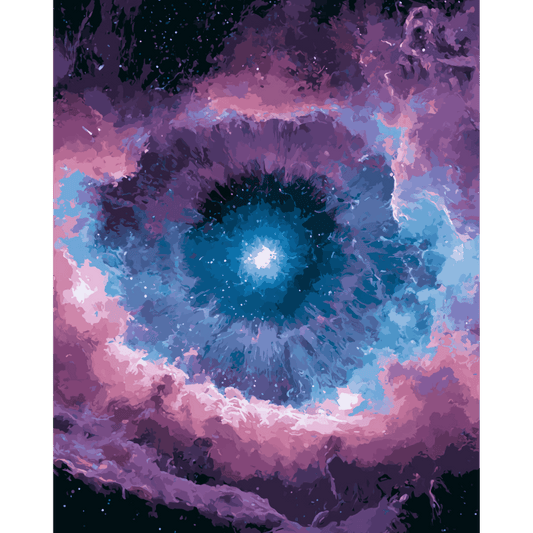 Eye of the Cosmos | Paint by Number- Paint by Numbers