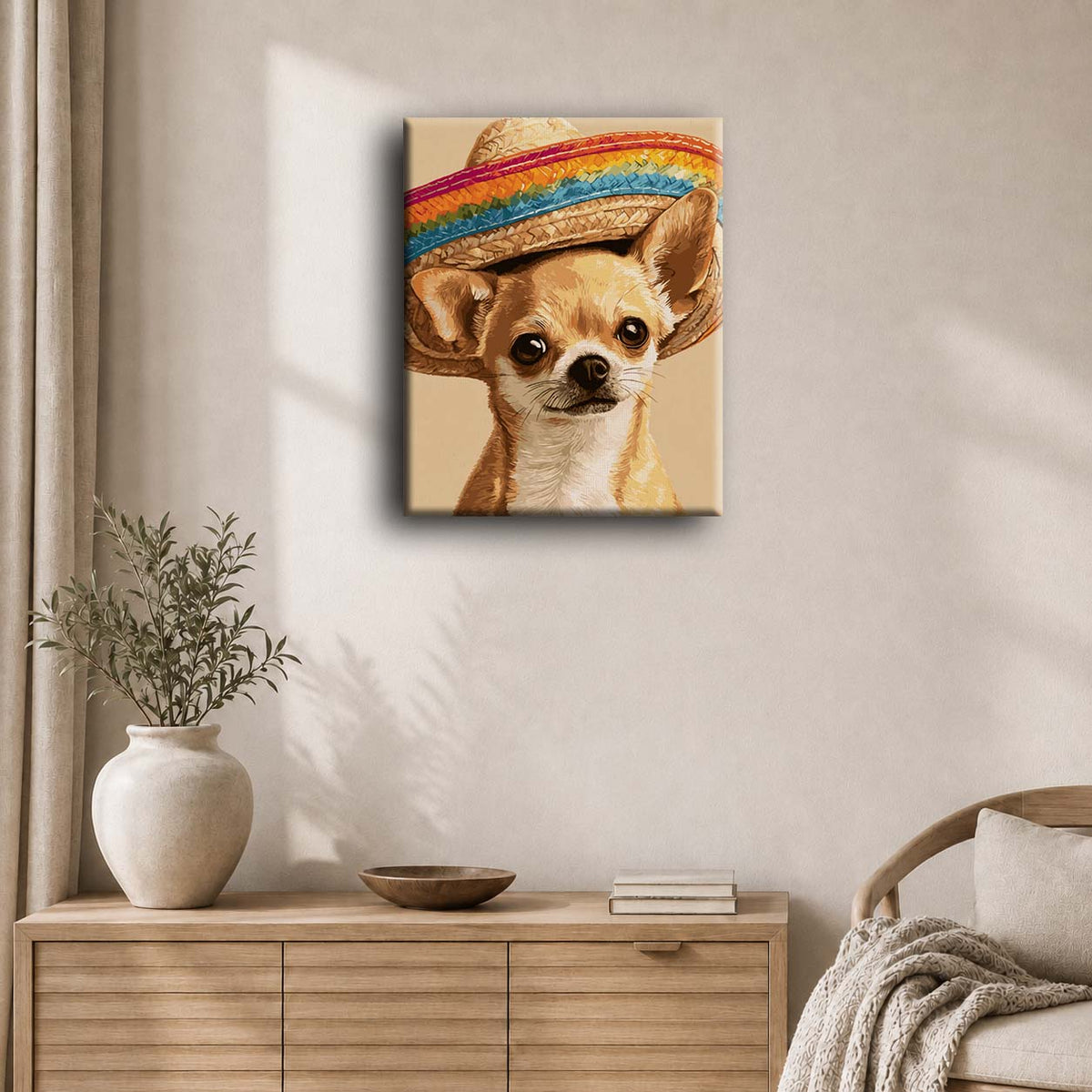 Fiesta-chihuahua | Maleri etter tall