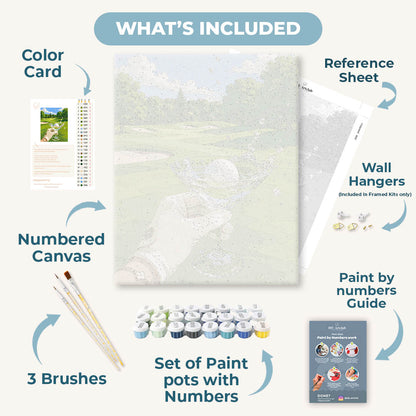 Golf & Martini | Paint by Number