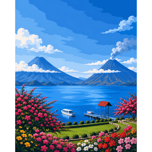 Guatemala | Paint by Number- Paint by Numbers