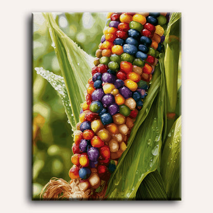 Rainbow Harvest | Paint by Number